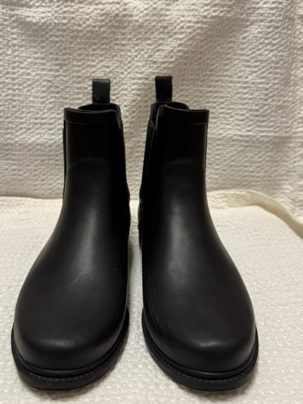 J.Crew | Black Chelsea Waterproof Rain Boots | Size = 8